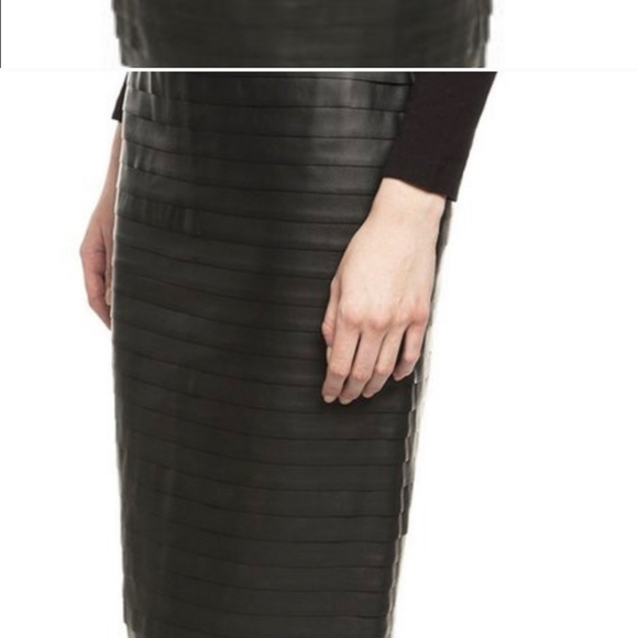 BCBGMAXAZRIA leather skirt - Picture 8 of 15